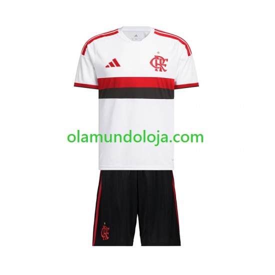 Camisola CR Flamengo Criança Equipamento Segundo 2026-2027 Manga Curta